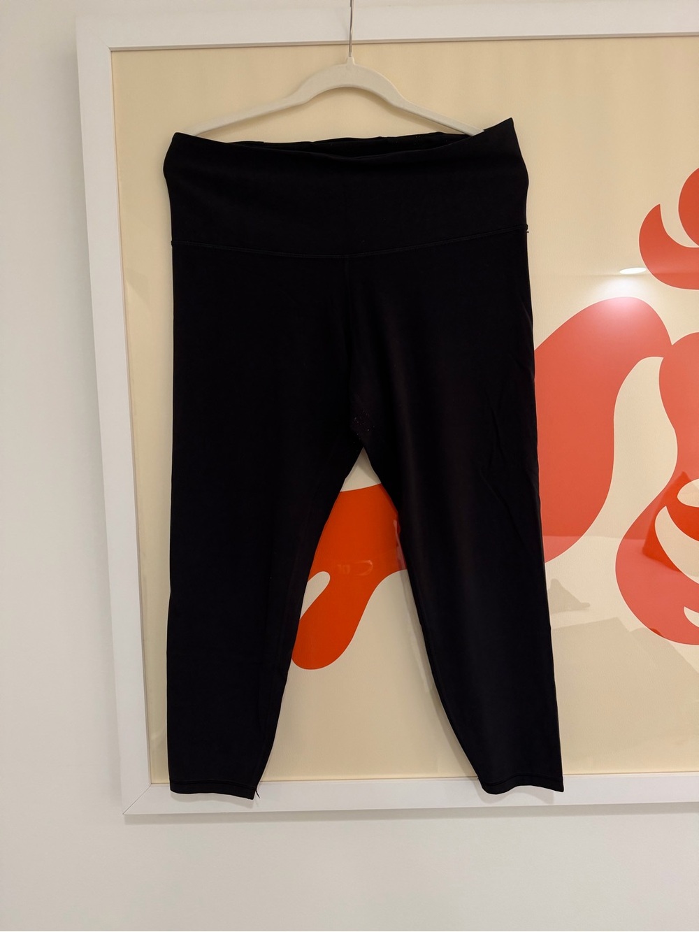 Athleta Salutation Stash Fold Over 7/8 Legging Black 1X